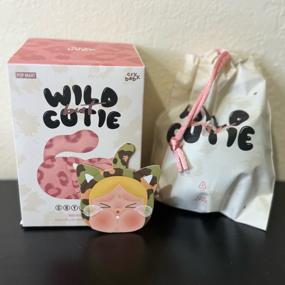 Pop Mart Cry Baby Wild But Cutie Vinyl Plush - CAMO‎ CUTIE